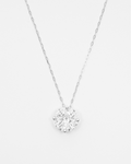 2ct Round LGD Illusion Necklace