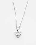 18k Heart Cut Diamond LGD Necklace