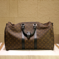 Louis Vuitton Keepall 45 Bandouliere Monogram Macassar Duffle Bag