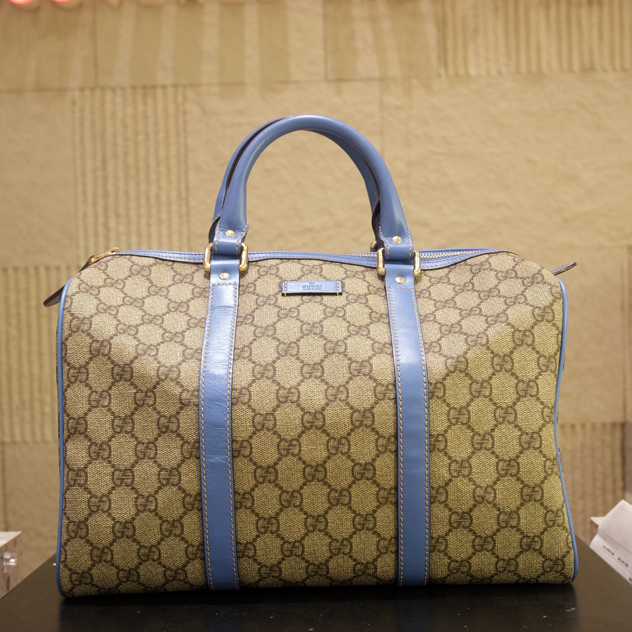 Gucci GG Supreme Joy Boston Satchel Handbag