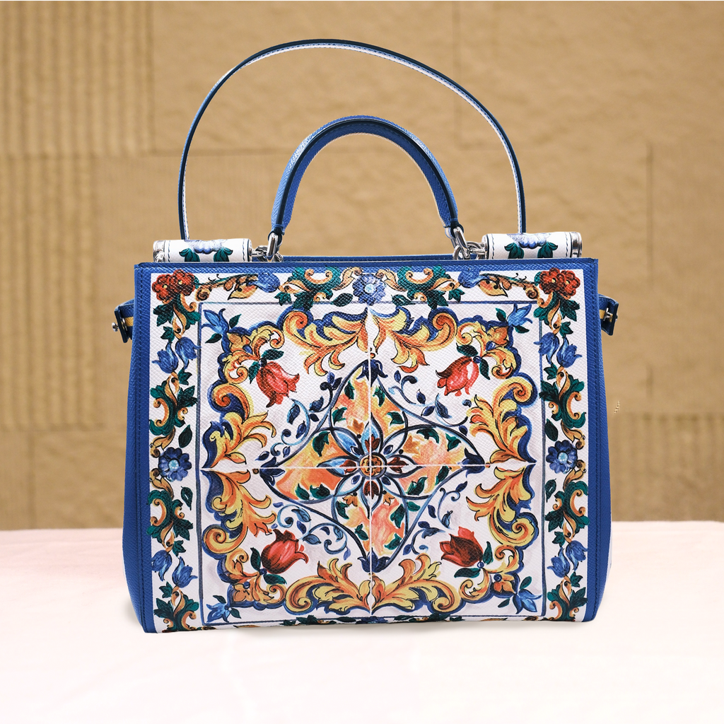 Dolce & Gabanna Majolica Print Sicily Bag
