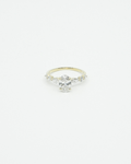 18K Oval Cut Diamond LGD Ring