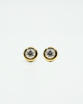 18K Round Diamond LGD Earrings