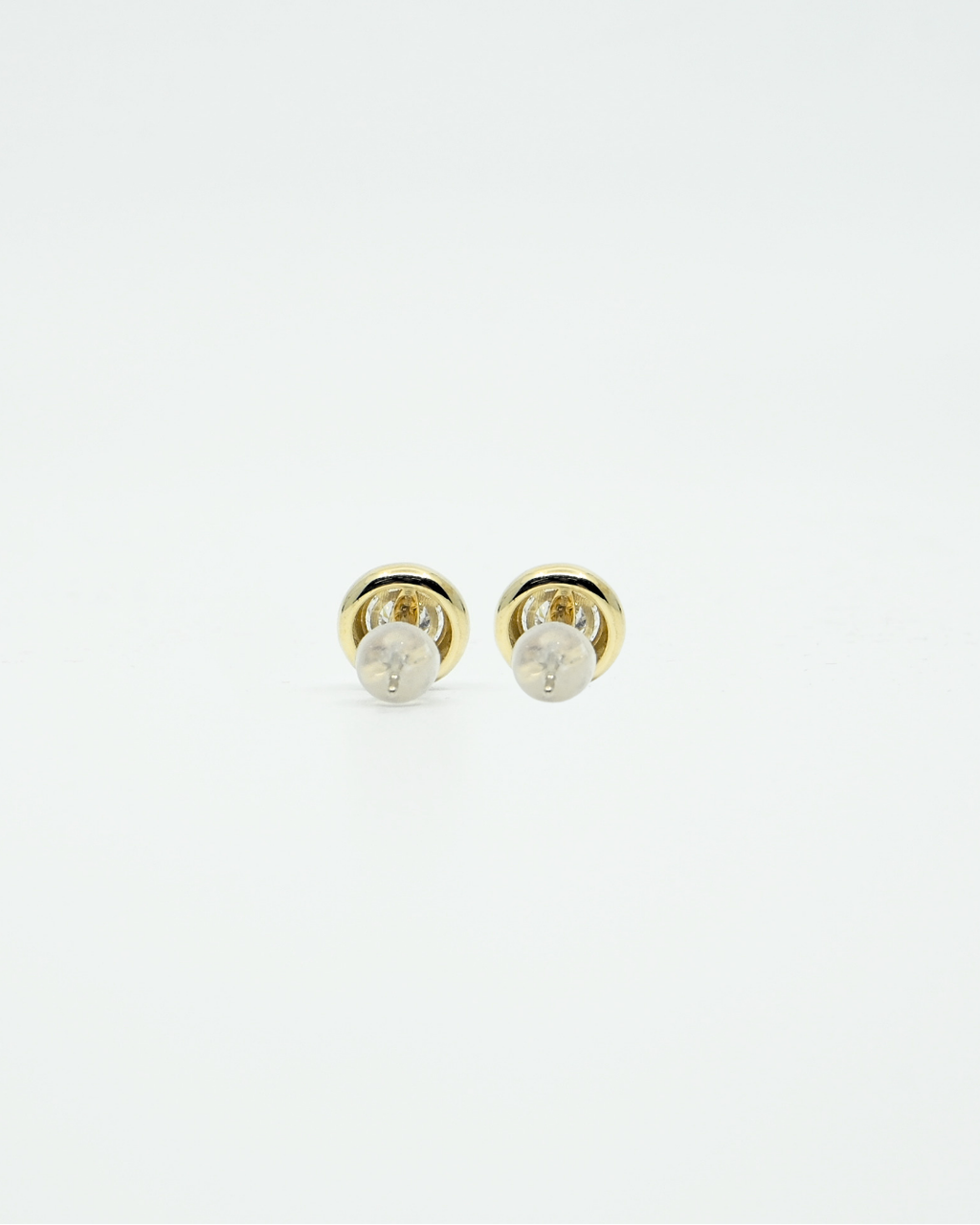 18K Round Diamond LGD Earrings