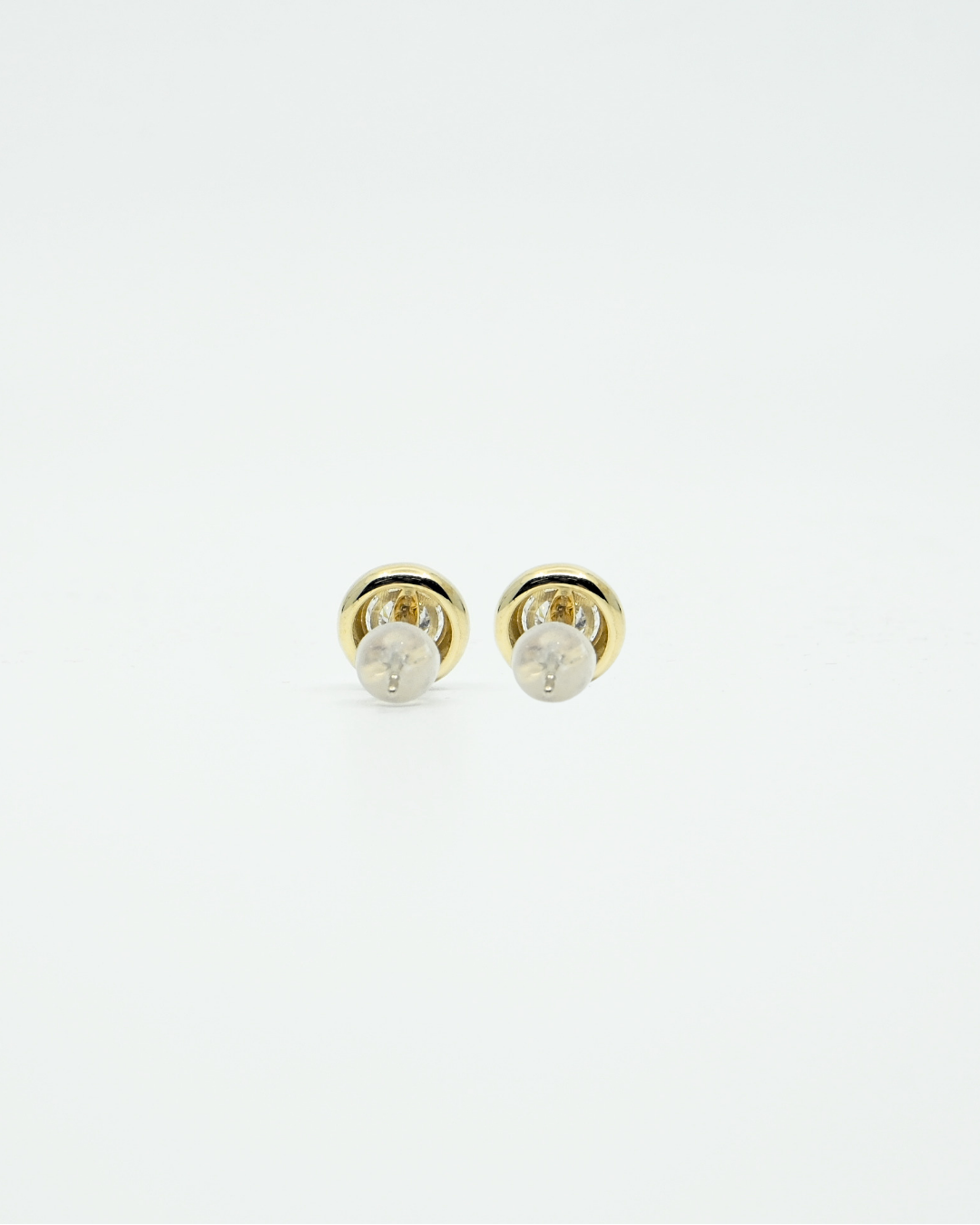 18K Round Diamond LGD Earrings